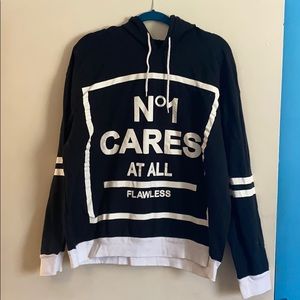 Black and white fashion hoodie - like new
